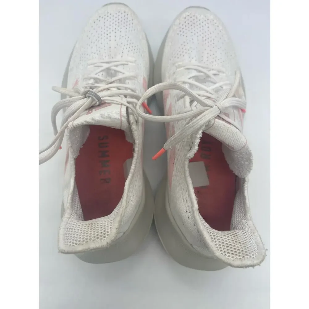 Adidas Womens Sensebounce Plus White Running Shoes Sneakers Size 9.5